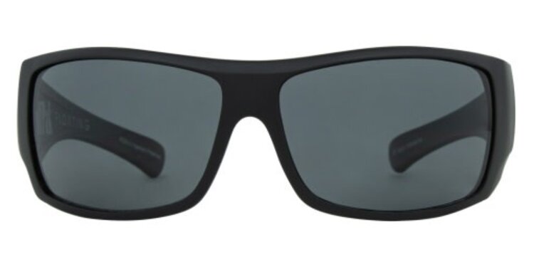 CARVE EYEWEAR WOLFPAK - FLOATING MATTE BLACK WITH GRAY INJECTED  POLARIZED HYDROPHOBIC LENS