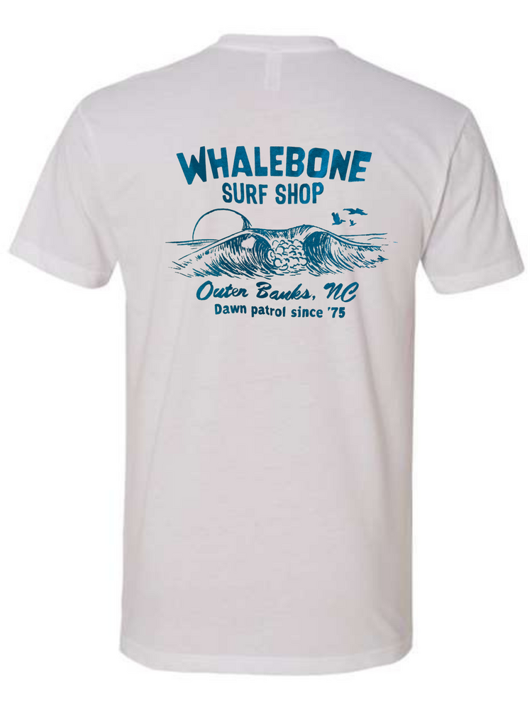 WHALEBONE LOGO DAWN PATROL SUEDED SHORT SLEEVE TEE