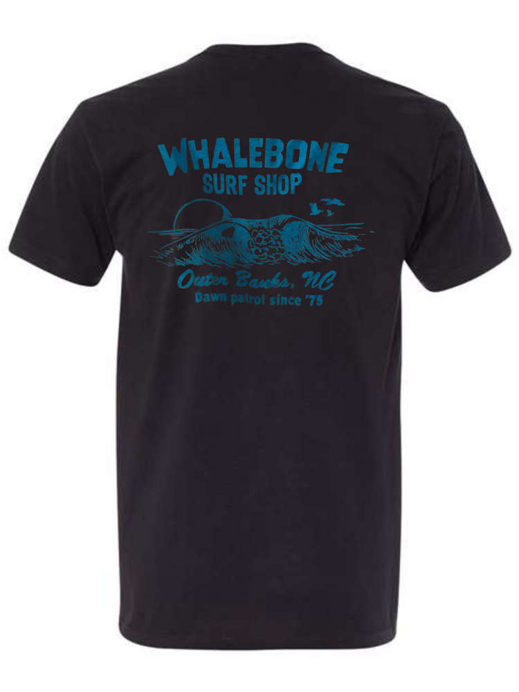 WHALEBONE LOGO DAWN PATROL SUEDED SHORT SLEEVE TEE