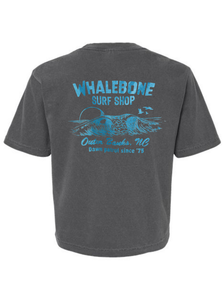 WHALEBONE LOGO WOMEN'S DAWN PATROL BOXY SHORT SLEEVE TEE