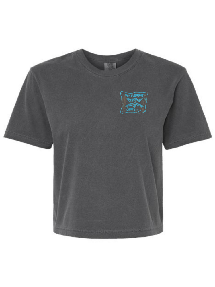 WHALEBONE LOGO WOMEN'S DAWN PATROL BOXY SHORT SLEEVE TEE