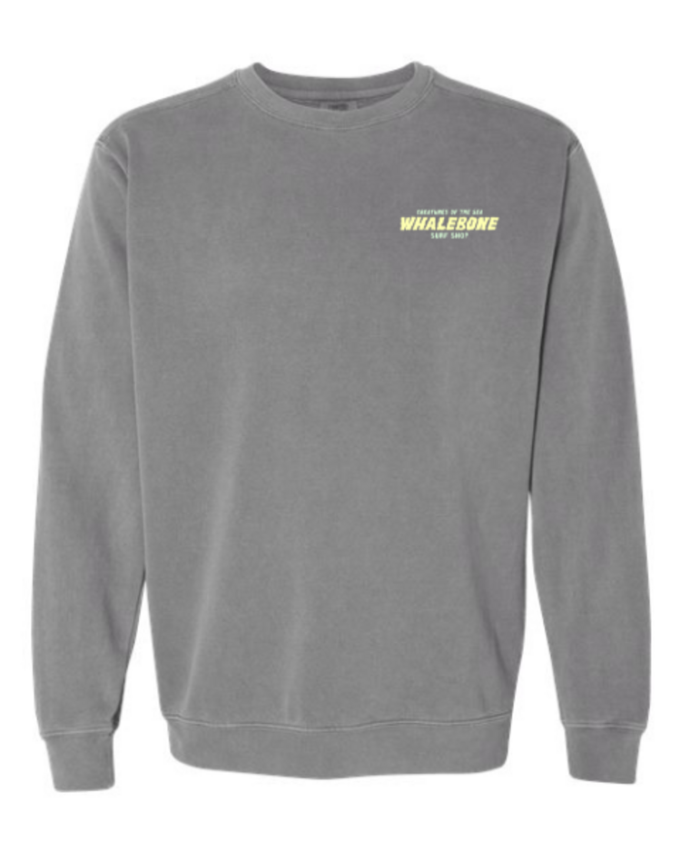 WHALEBONE LOGO CREATURES II  CREWNECK
