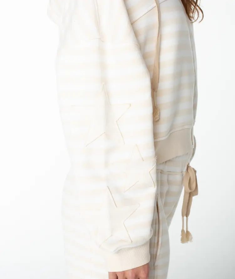 ROXY FRINGING REEFS STRIPE TOP