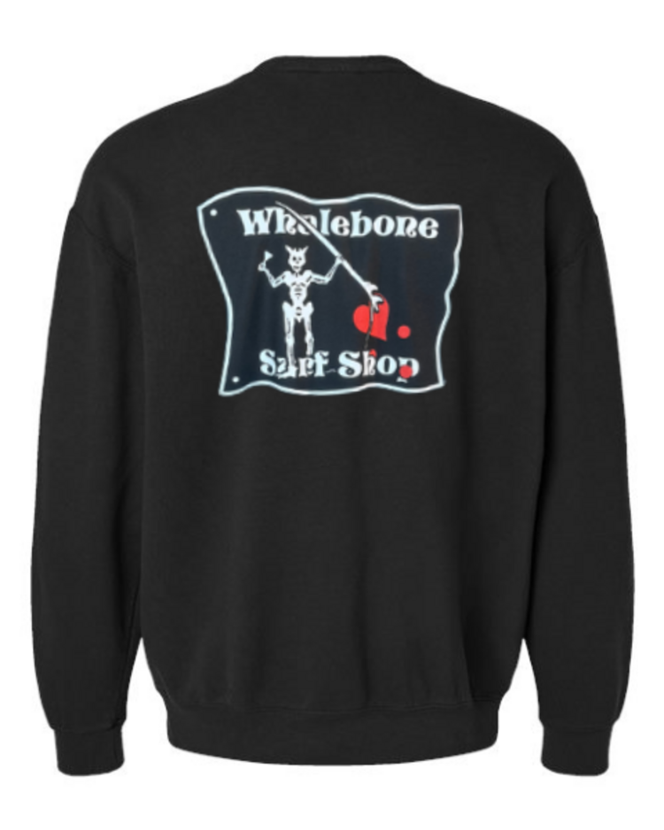 WHALEBONE LOGO BLACKBEARD CREWNECK