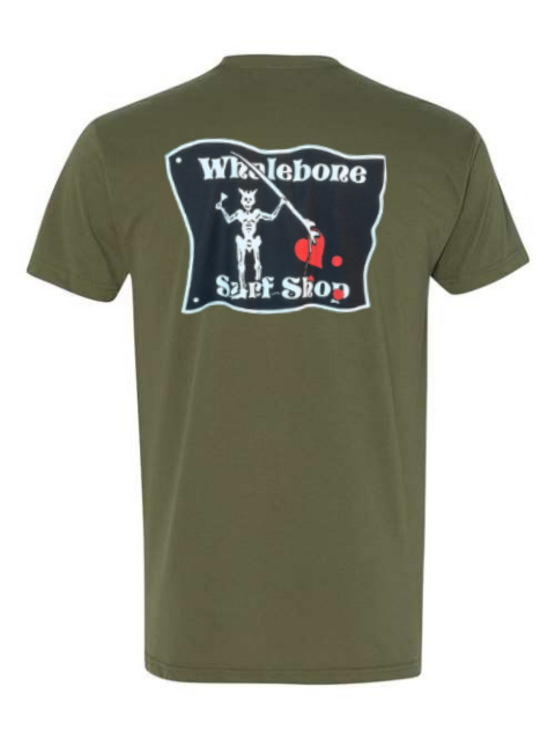 WHALEBONE LOGO Blackbeard Sueded Short Sleeve Tee