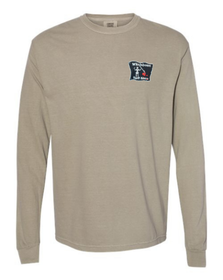 WHALEBONE LOGO BLACKBEARD LONG SLEEVE TEE