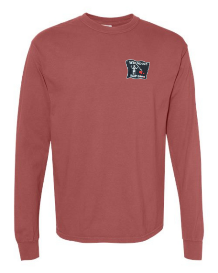 WHALEBONE LOGO BLACKBEARD LONG SLEEVE TEE