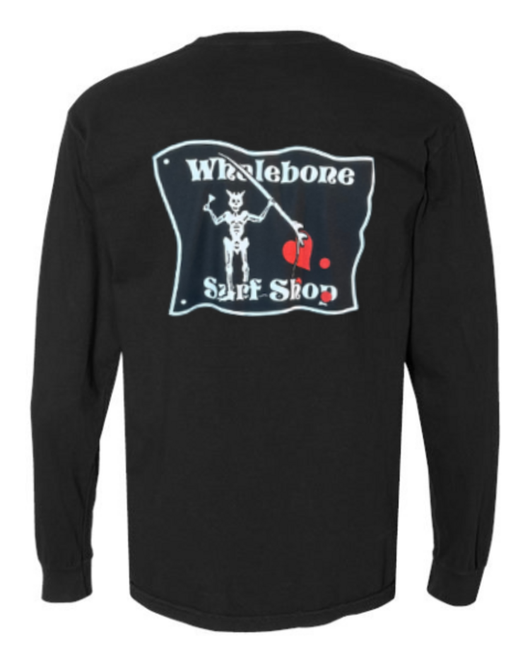 WHALEBONE LOGO BLACKBEARD LONG SLEEVE TEE