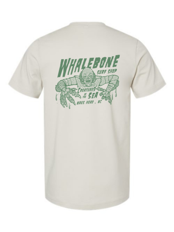 WHALEBONE LOGO Creatures Green Short Sleeve Tee