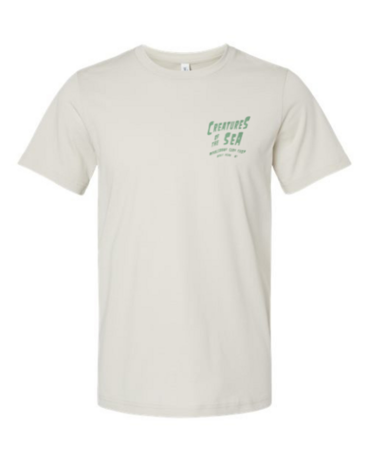 WHALEBONE LOGO CREATURES GREEN SHORT SLEEVE TEE