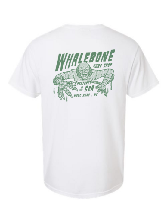 WHALEBONE LOGO Creatures Green Short Sleeve Tee