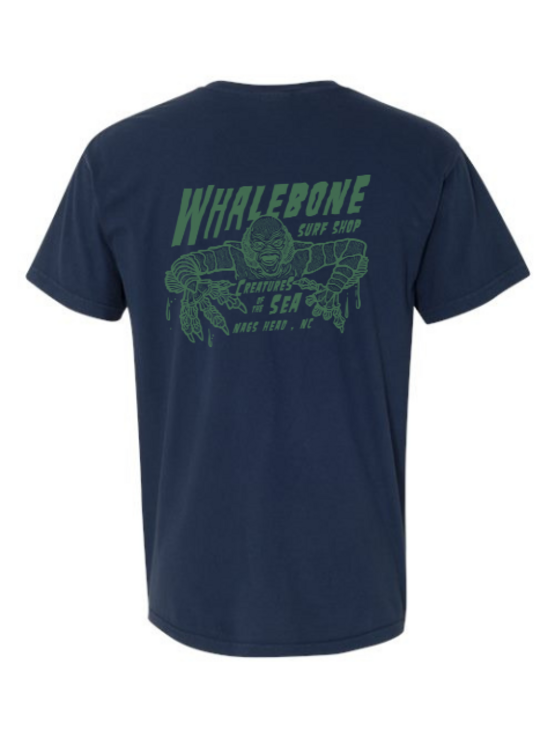 WHALEBONE LOGO Creatures Green Short Sleeve Tee