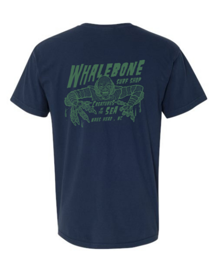 WHALEBONE LOGO CREATURES GREEN SHORT SLEEVE TEE