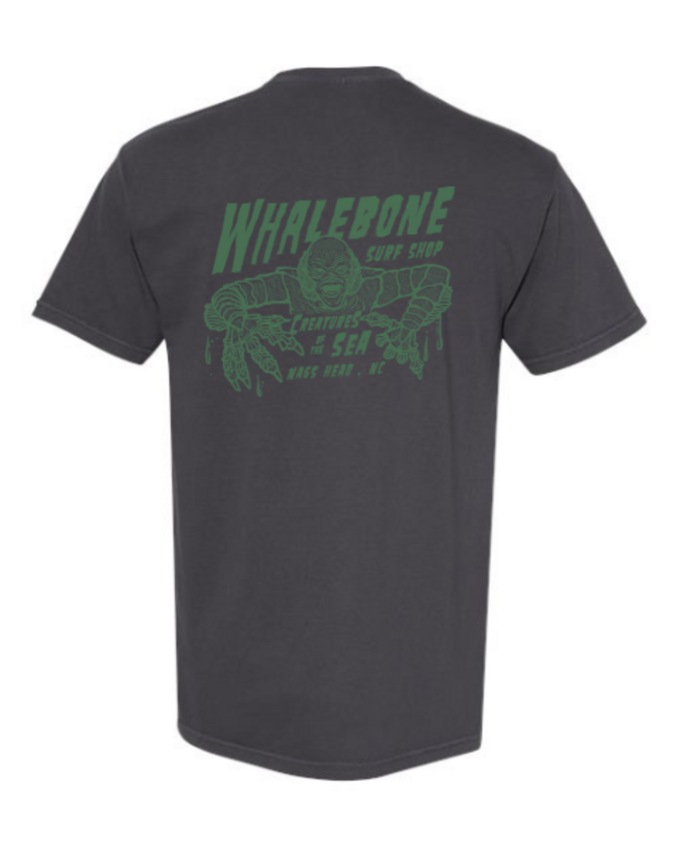 WHALEBONE LOGO CREATURES GREEN SHORT SLEEVE TEE
