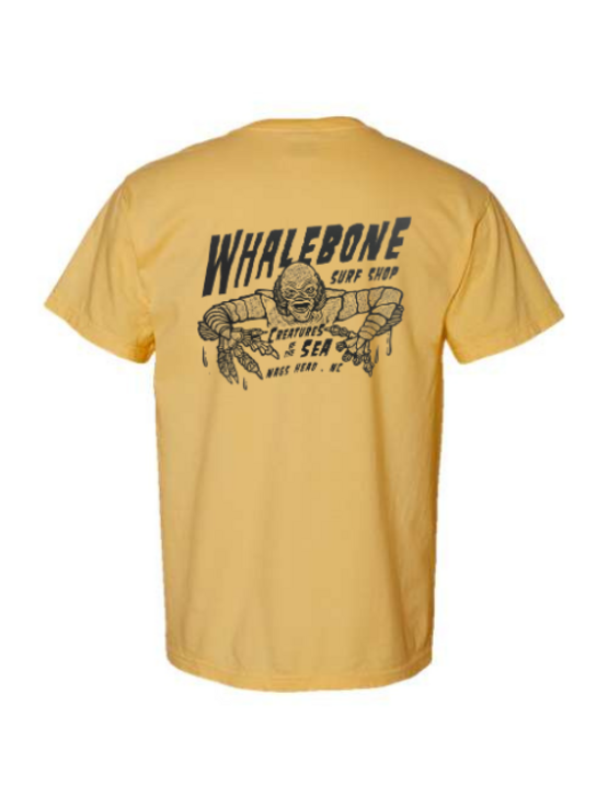 WHALEBONE LOGO Creatures Black Short Sleeve Tee