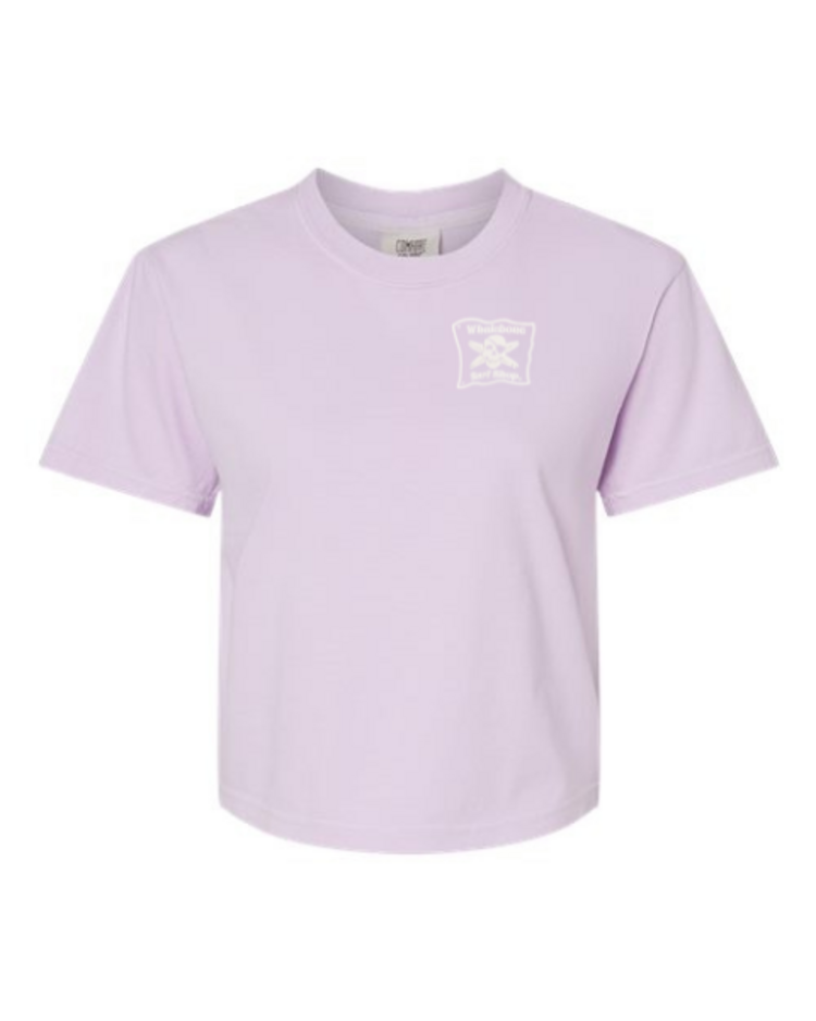 WHALEBONE LOGO WOMEN'S OG GLOW BOXY SHORT SLEEVE TEE