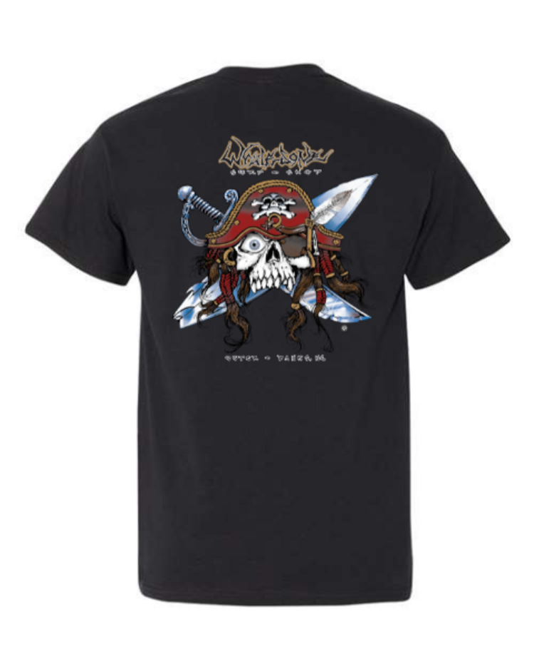 WHALEBONE LOGO GNARLY PIRATE SHORT SLEEVE TEE