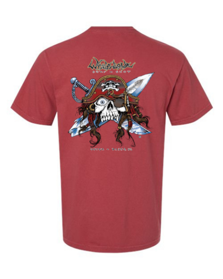 WHALEBONE LOGO GNARLY PIRATE SHORT SLEEVE TEE