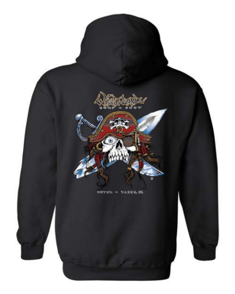WHALEBONE LOGO GNARLY PIRATE HEAVY BLEND PULLOVER