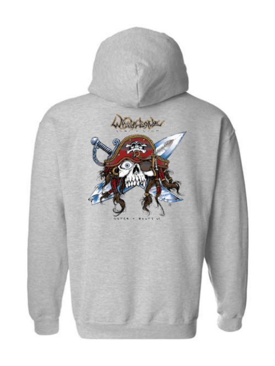 WHALEBONE LOGO Gnarly Pirate Heavy Blend Pulllover