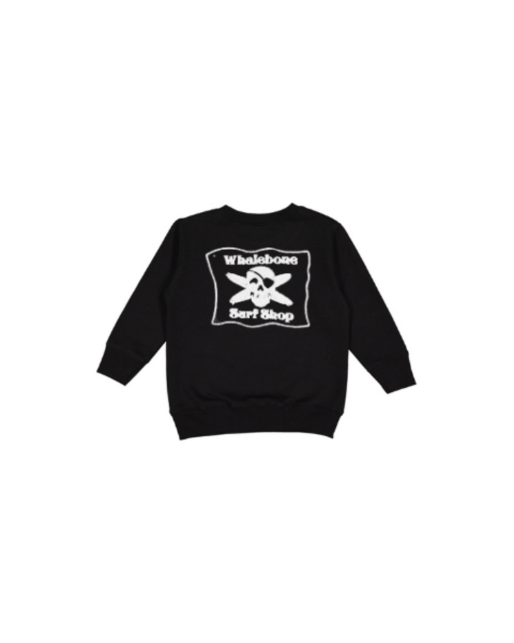 WHALEBONE LOGO OG GLOW TODDLER CREWNECK SWEATSHIRT