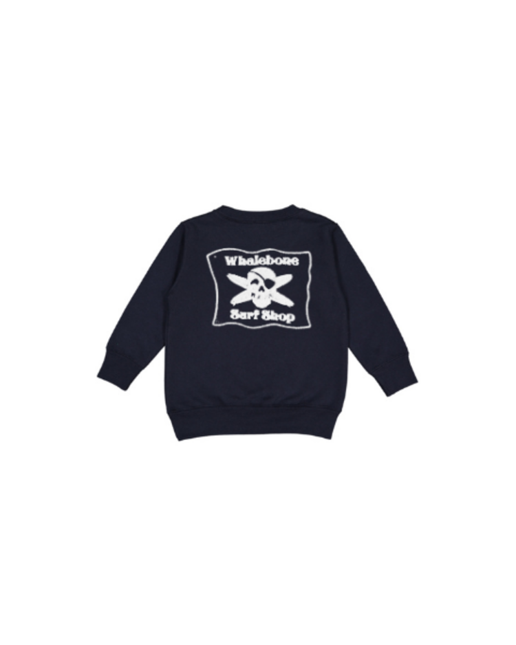 WHALEBONE LOGO OG GLOW TODDLER CREWNECK SWEATSHIRT