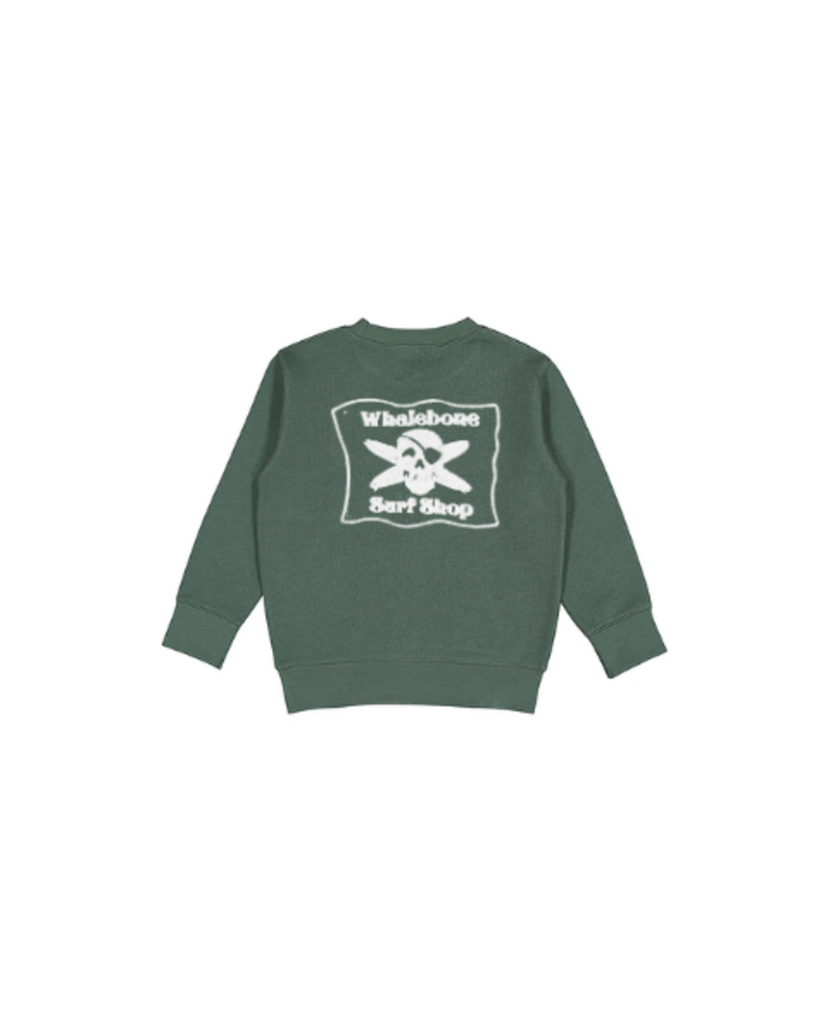 WHALEBONE LOGO OG GLOW TODDLER CREWNECK SWEATSHIRT