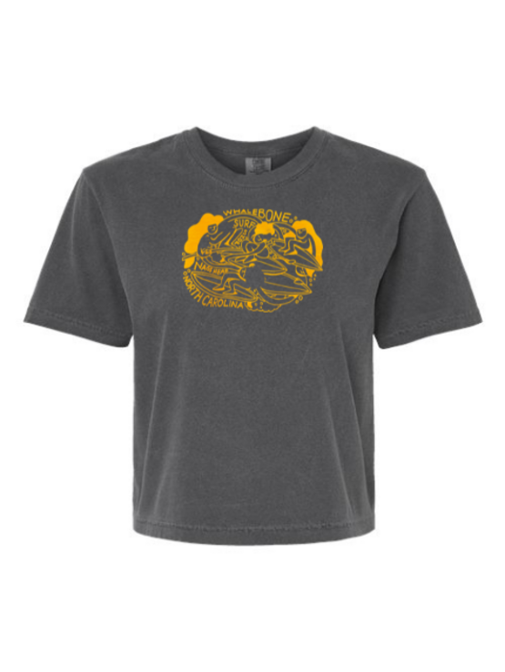 WHALEBONE LOGO Women's Surf Community Boxy Short Sleeve Tee
