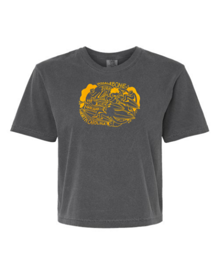 WHALEBONE LOGO WOMEN'S SURF COMMUNITY BOXY SHORT SLEEVE TEE