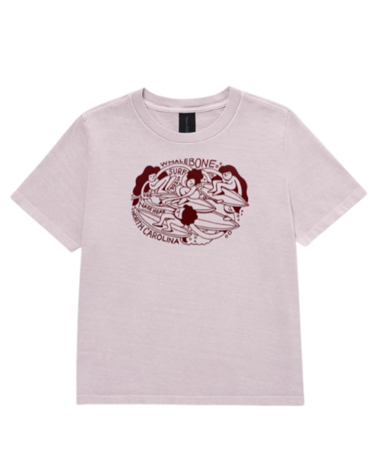 WHALEBONE LOGO WOMEN'S SURF COMMUNITY HEAVYWEIGHT TEE