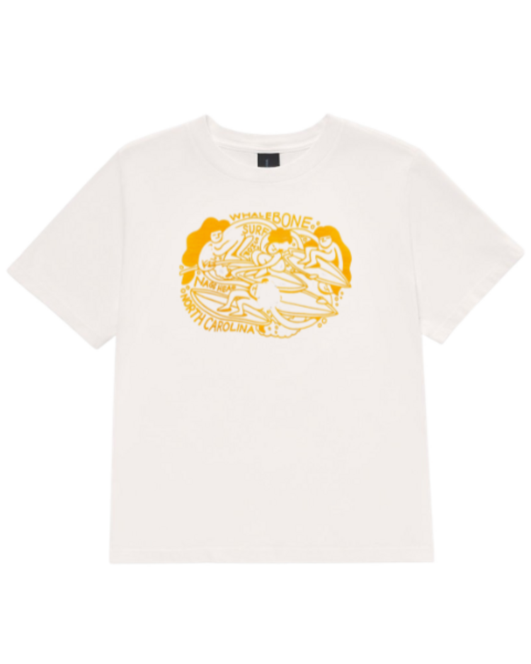 WHALEBONE LOGO WOMEN'S SURF COMMUNITY HEAVYWEIGHT TEE