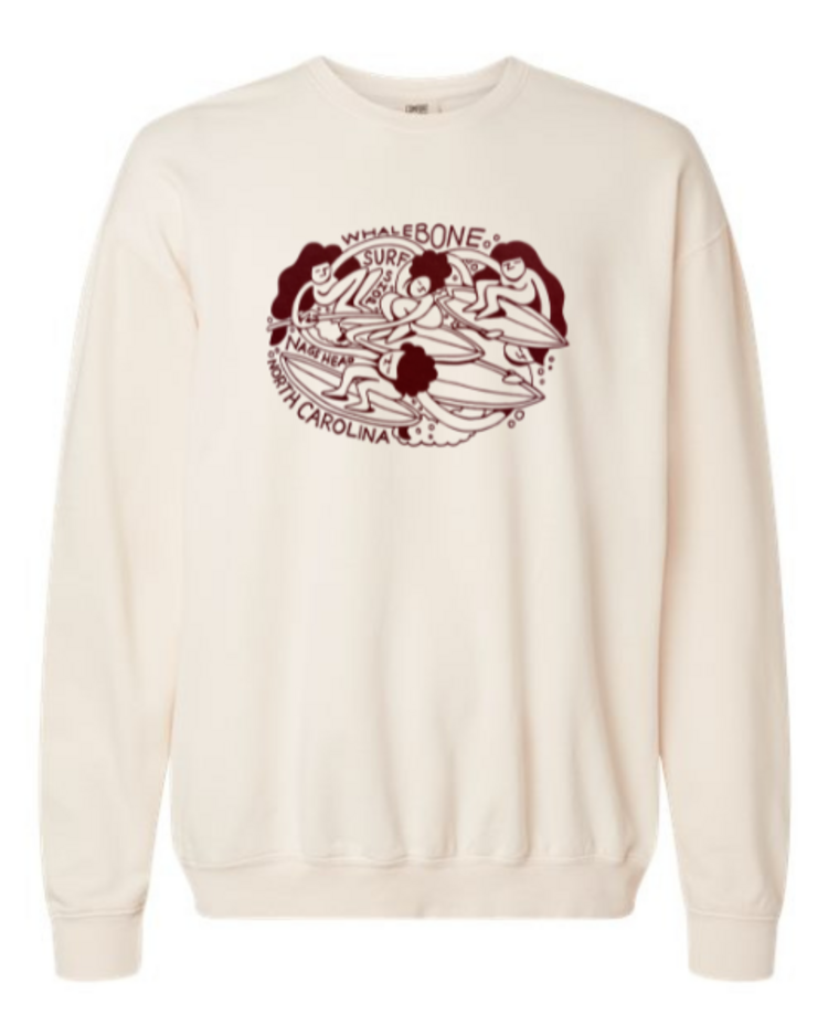 WHALEBONE LOGO SURF COMMUNITY CREWNECK