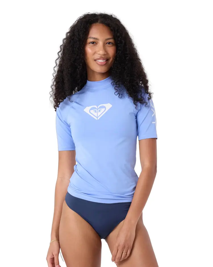 ROXY WHOLE HEARTED SHORT SLEEVE RASHGUARD