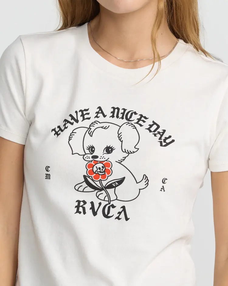 RVCA  NICE DAY SHRUNKEN TEE