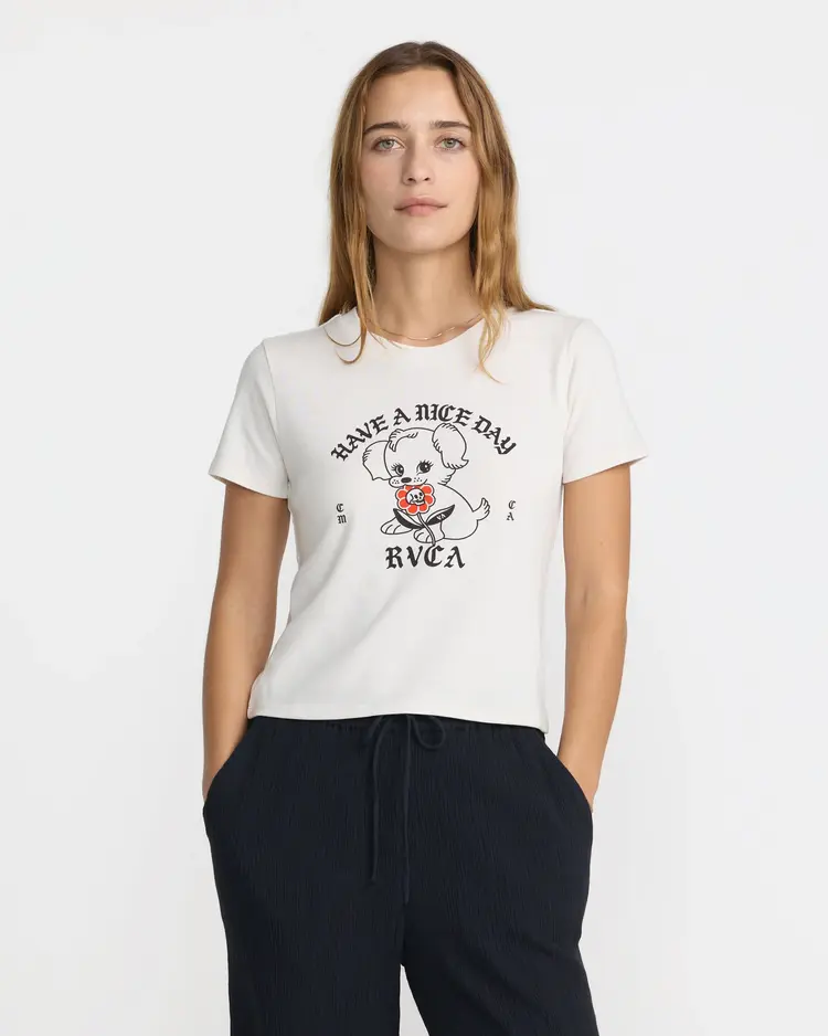 RVCA  NICE DAY SHRUNKEN TEE