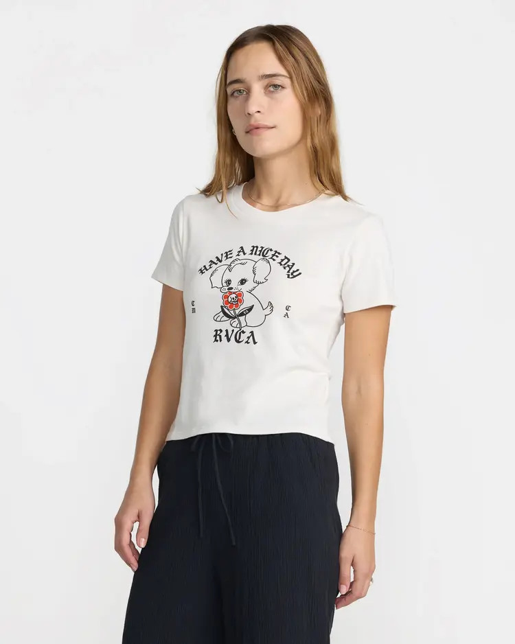 RVCA  NICE DAY SHRUNKEN TEE