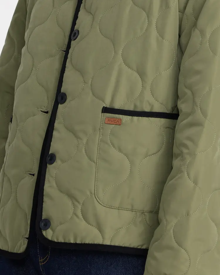 RVCA HUDSON REVERSIBLE LINER JACKET