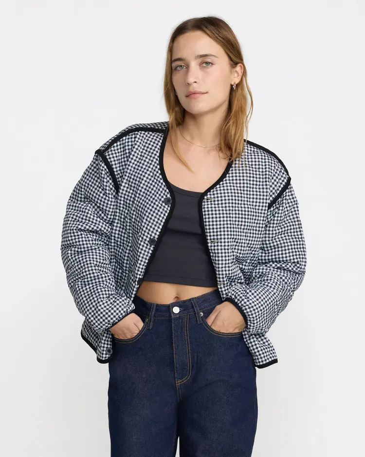 RVCA HUDSON REVERSIBLE LINER JACKET