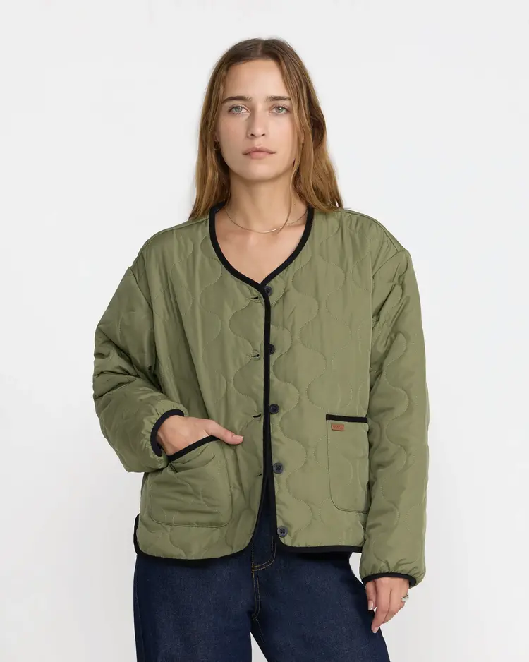 RVCA HUDSON REVERSIBLE LINER JACKET