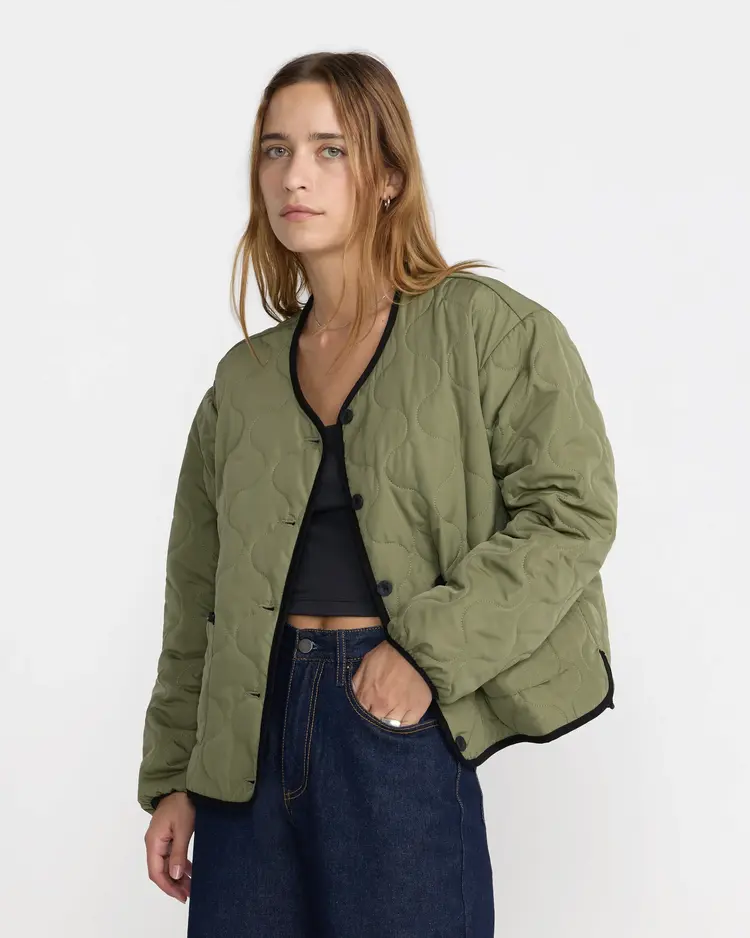 RVCA HUDSON REVERSIBLE LINER JACKET