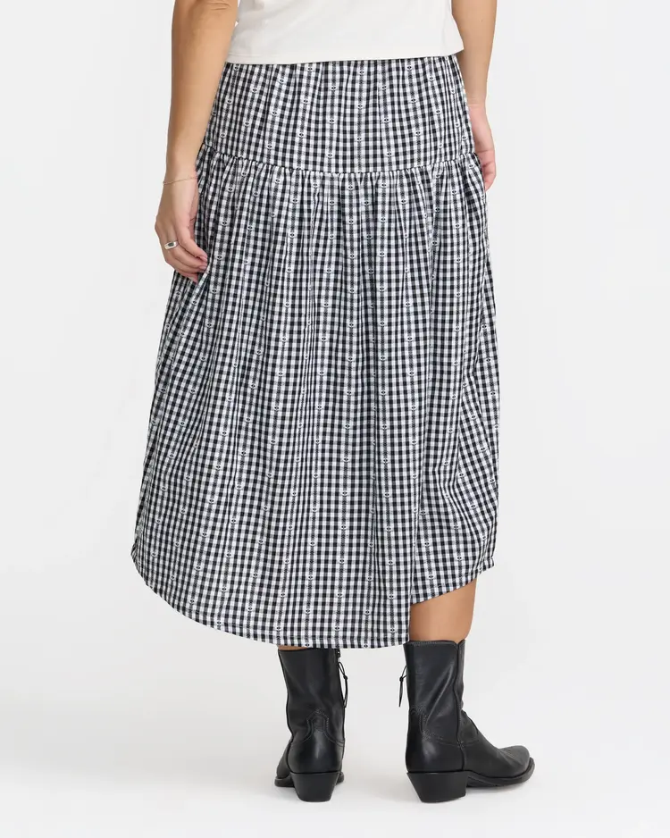 RVCA GO WEST MIDI SKIRT