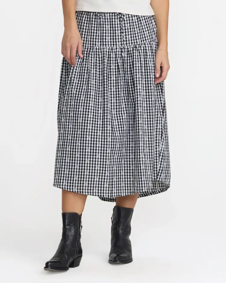 RVCA GO WEST MIDI SKIRT