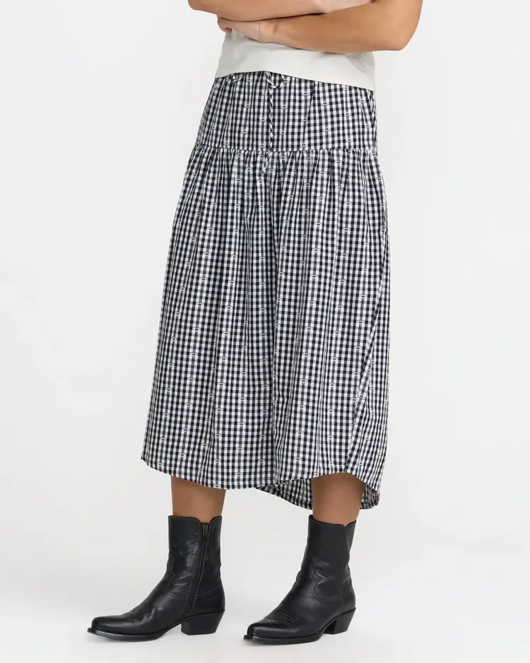 RVCA GO WEST MIDI SKIRT