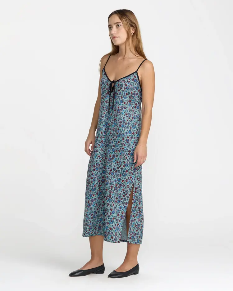 RVCA UNTAMED FLORAL SLIP DRESS