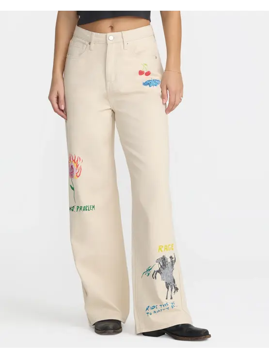 RVCA Dani Miller High Waisted Baggy Jean