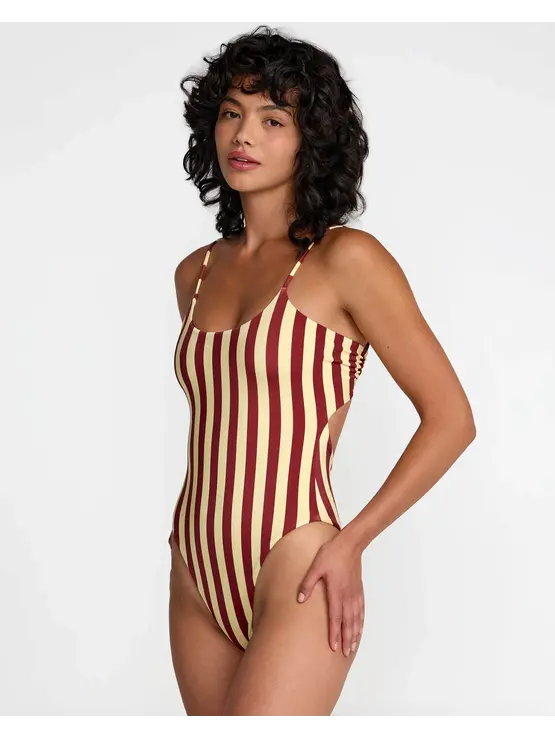 RVCA Leon Basic Scoop One Piece Swimsuit