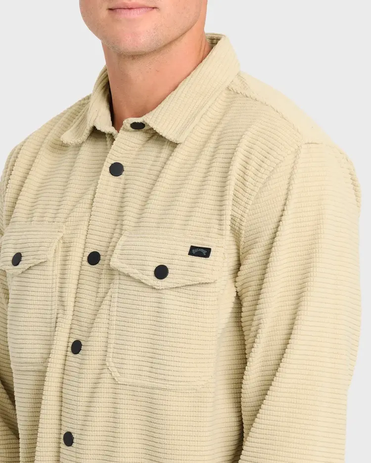 BILLABONG ADVENTURE DIVISION RIDGE LONG SLEEVE FLEECE OVERSHIRT