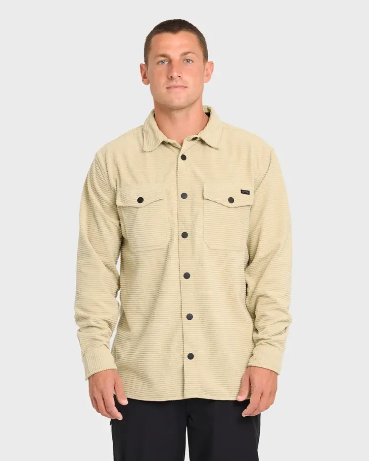 BILLABONG ADVENTURE DIVISION RIDGE LONG SLEEVE FLEECE OVERSHIRT