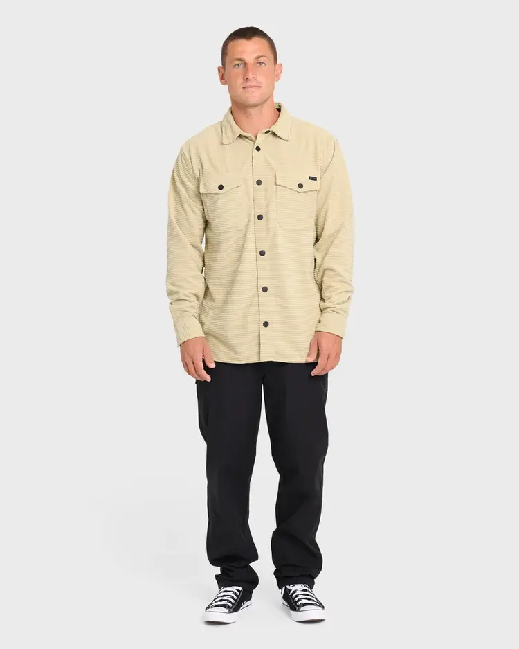 BILLABONG ADVENTURE DIVISION RIDGE LONG SLEEVE FLEECE OVERSHIRT