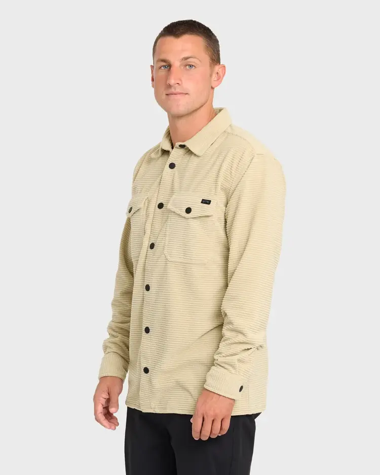 BILLABONG ADVENTURE DIVISION RIDGE LONG SLEEVE FLEECE OVERSHIRT